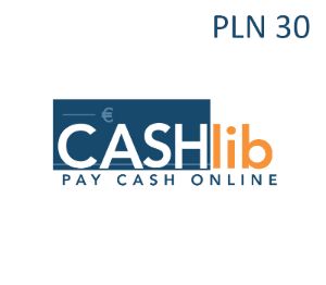 CASHlib PLN 30 Предоплаченная карта PL