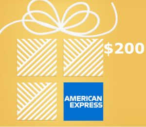 American Express $200 US Подарочная карта (6 Month Expiration)