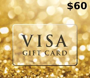 Visa Подарочная карта $60 US