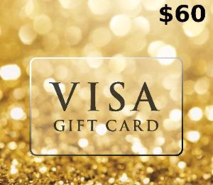 Visa Подарочная карта $60 US