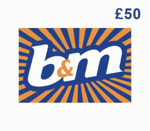 B&M GBP 50 Подарочная карта UK