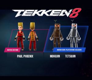 TEKKEN 8 - Pre-order Bonus: Paul Pheonix Set + Mokujin & Tetsujin Skins DLC EU PS5 Ключ