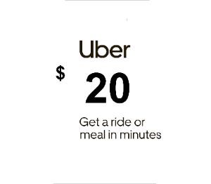 Uber USD 20 Подарочная карта US