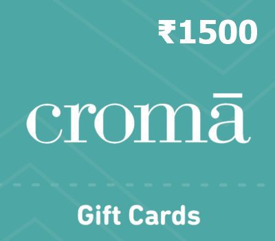Croma INR 1500 Подарочная карта IN