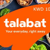 talabat KWD 10 Подарочная карта KW