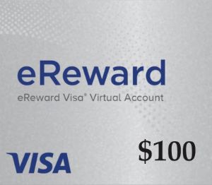 Prepaid Visa eReward USD 100 Подарочная карта US