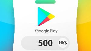 Google Play HKD 500 Подарочная карта HK