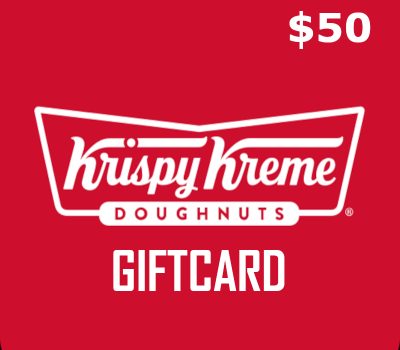 Krispy Kreme $50 US Подарочная карта