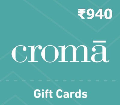 Croma INR 940 Подарочная карта IN