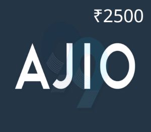 AJIO INR 2500 Подарочная карта IN