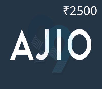AJIO INR 2500 Подарочная карта IN