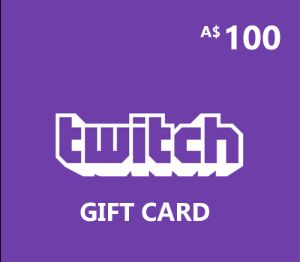 Twitch A$100 Подарочная карта AU