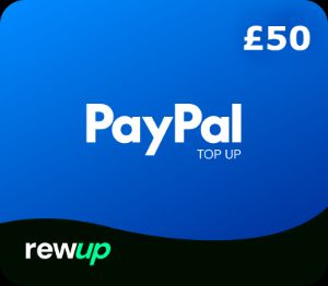 RewUp PayPal GBP 50 Gift Card