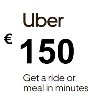 Uber EUR 150 Подарочная карта FR