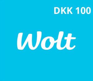 Wolt DKK 100 Подарочная карта DK