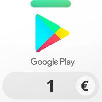 Google Play EUR 1 Подарочная карта AT