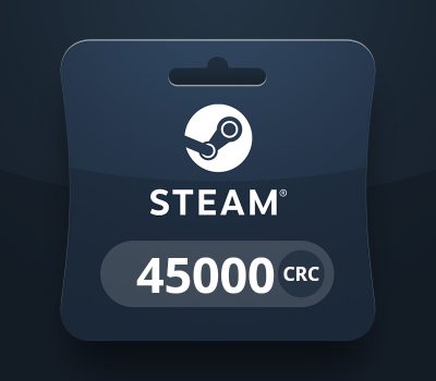 Steam Wallet CRC 45 000 Подарочная карта CR