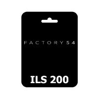 Factory 54 ILS 200 Подарочная карта IL