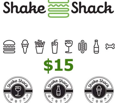 Shake Shack USD 15 Подарочная карта US