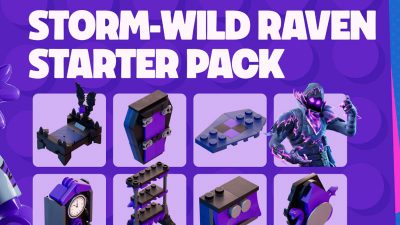Fortnite - Storm-Wild Raven Стартовый набор DLC US XBOX One / XBOX Series X|S Ключ