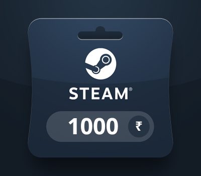 Steam Wallet INR 1000 Подарочная карта IN