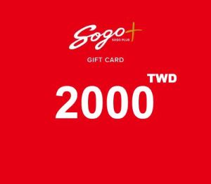 SOGO TWD 2000 Подарочная карта TW