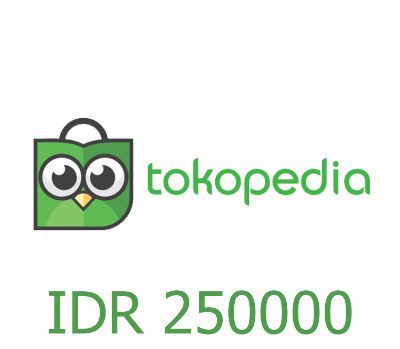 Tokopedia 250000 IDR Подарочная карта ID