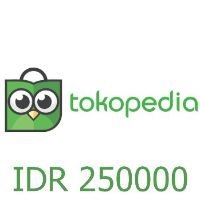 Tokopedia 250000 IDR Подарочная карта ID