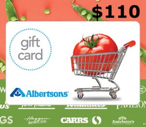 Albertson's USD 110 Подарочная карта US