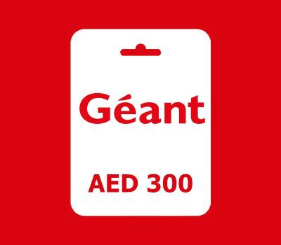 Géant AED 300 Подарочная карта AE