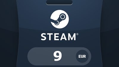 Steam Wallet EUR 9 Подарочная карта EU