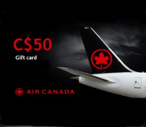 Air Canada C$ 50 Подарочная карта CA
