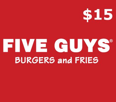 Five Guys USD 15 Gift Card US