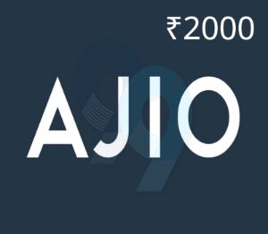 AJIO INR 2000 Подарочная карта IN