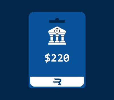 Rewarble Bank Transfer USD 220 Подарочная карта