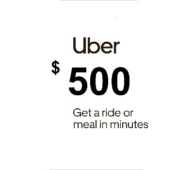 Uber USD 500 Подарочная карта US