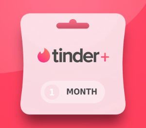 Tinder Plus - 1 мес. подписка Ключ HR