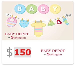 Baby Depot at Burlington $150 Подарочная карта US