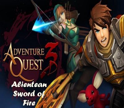 AdventureQuest 3D - Alientean Sword of Fire DLC Digital Download Ключ