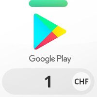 Google Play Switzerland — 1 CHF