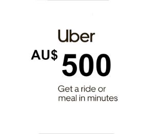 Uber AUD 500 Подарочная карта AU