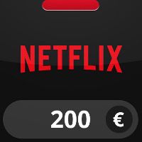 Netflix EUR 200 Подарочная карта DE
