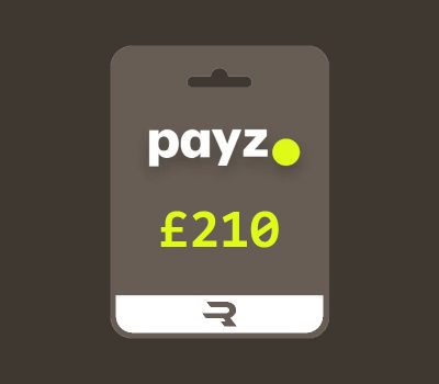 Rewarble Payz GBP 210 Подарочная карта