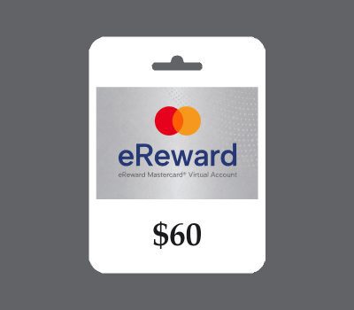 Prepaid Mastercard eReward USD 60 Подарочная карта US