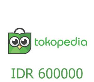 Tokopedia 600000 IDR Подарочная карта ID