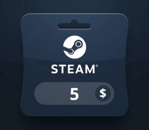 Steam Wallet USD 5 Подарочная карта BO