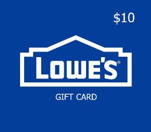 Lowe's $10 Подарочная карта US