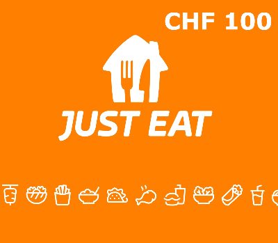 Just Eat 100 CHF Подарочная карта CH