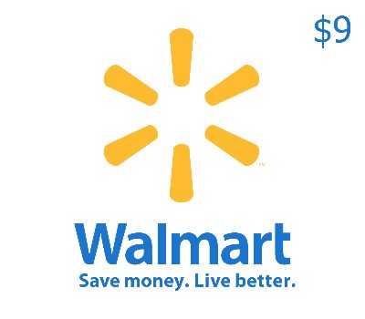 Walmart $9 Gift Card US