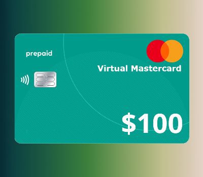 Prepaid Virtual Mastercard USD 100 US
